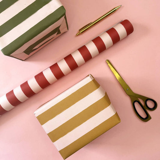 Premium Stripe Wrapping Paper